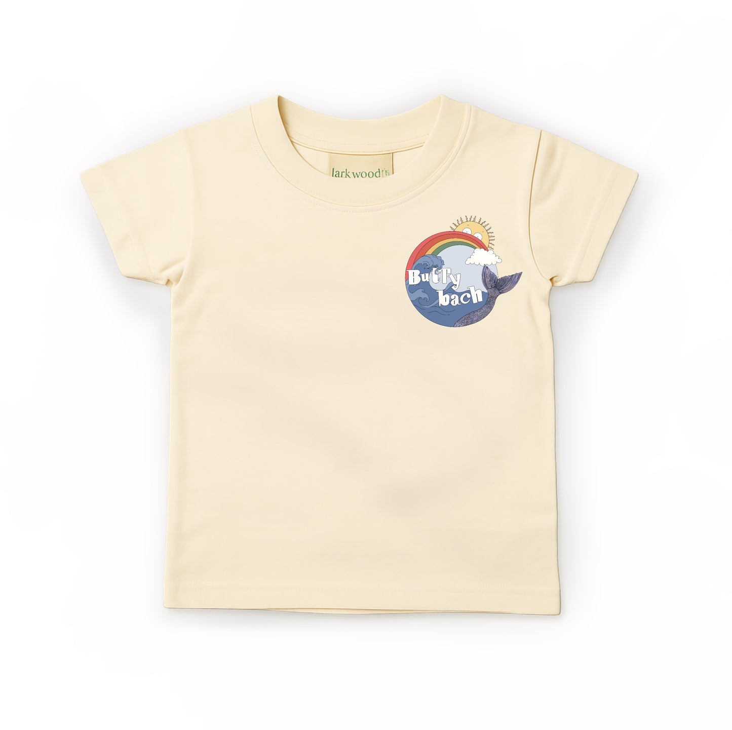 Yellow ‘A Tenby tail’ kids T-shirt