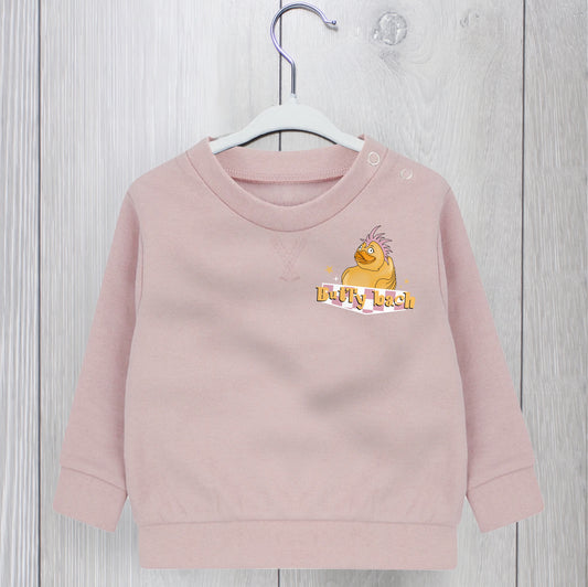 Babies, Toddler & Children - Pink & Pink ‘Ducks & Quackers’ Sweatshirt