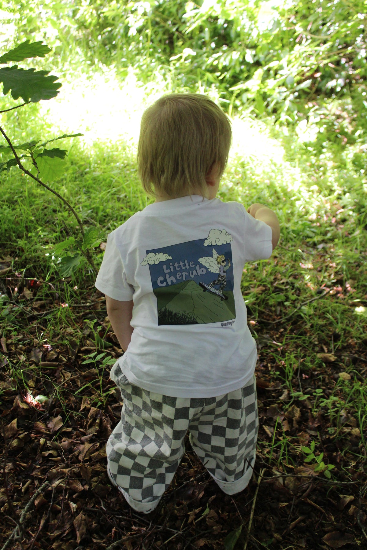 White ‘Little Cherub’ kids T-shirt
