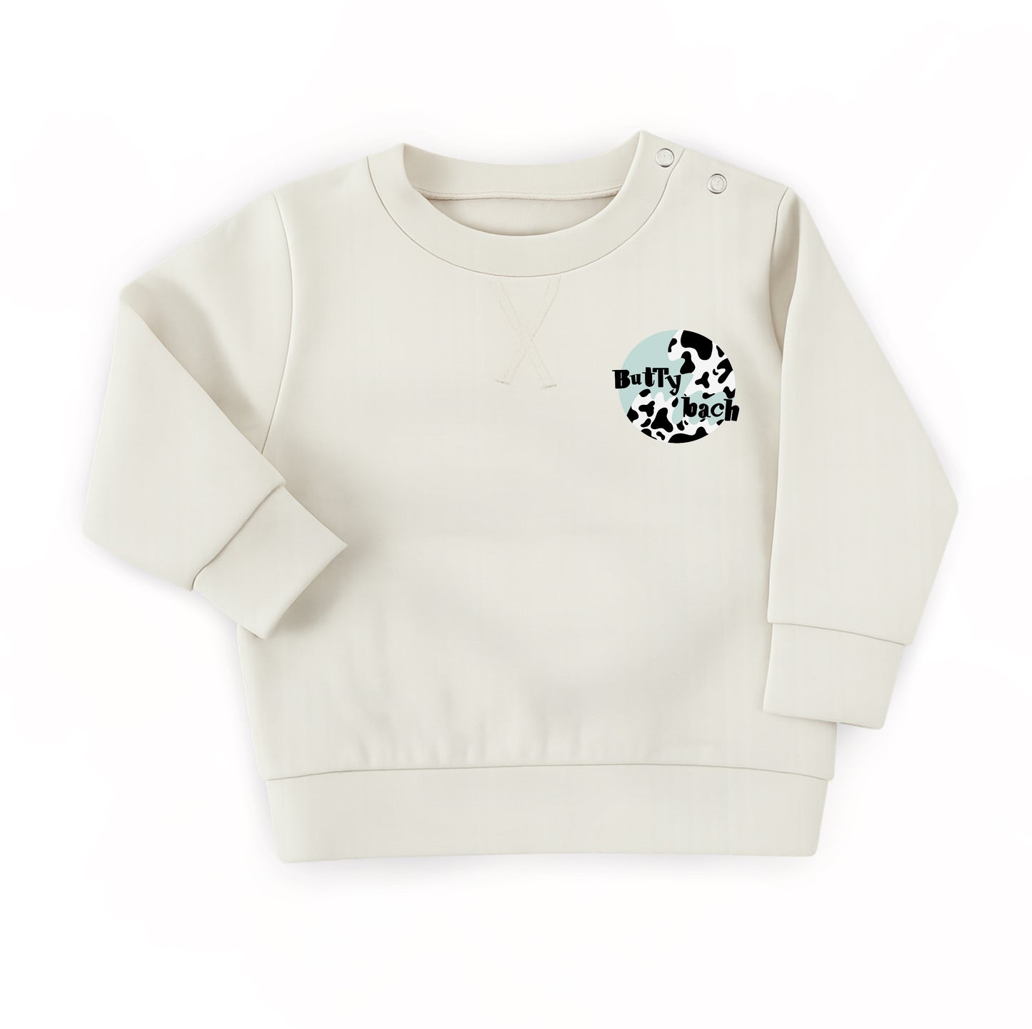 Cream & Mint ‘Lovely day for a milk’ Kids Sweatshirt