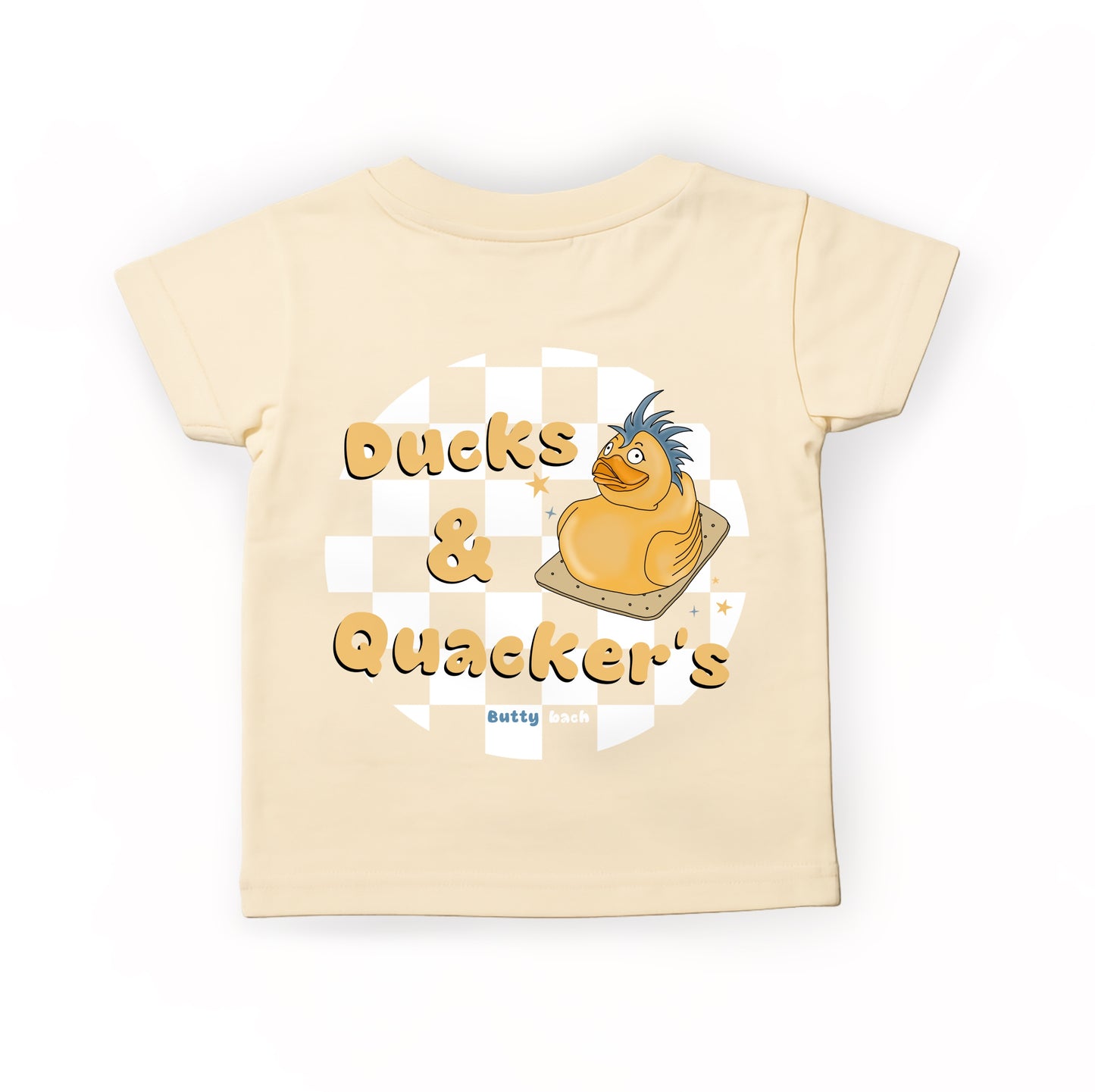 Yellow & Blue ‘Ducks & Quackers’ Kids T-shirt