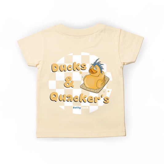 Yellow & Blue ‘Ducks & Quackers’ Kids T-shirt
