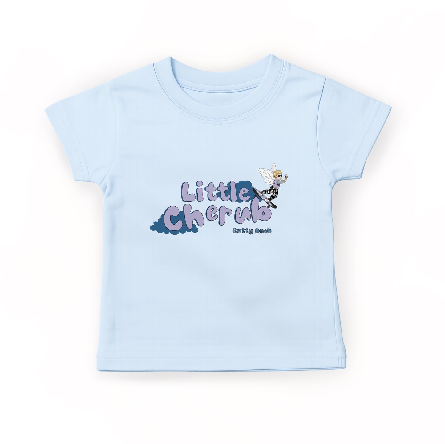 Blue ‘Little Cherub’ kids T-shirt
