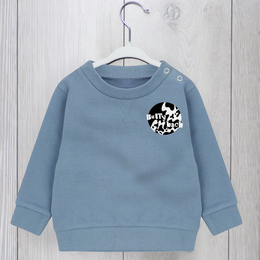 Babies, Toddler & Children - Blue & White ‘Lovely day for a milk’ Sweatshirt