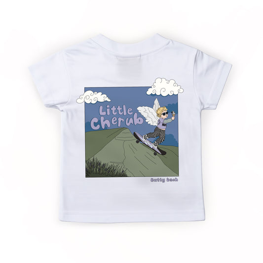 White ‘Little Cherub’ kids T-shirt