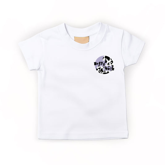 Lilac ‘It’s a lovely day for a milk’ Kids T-shirt