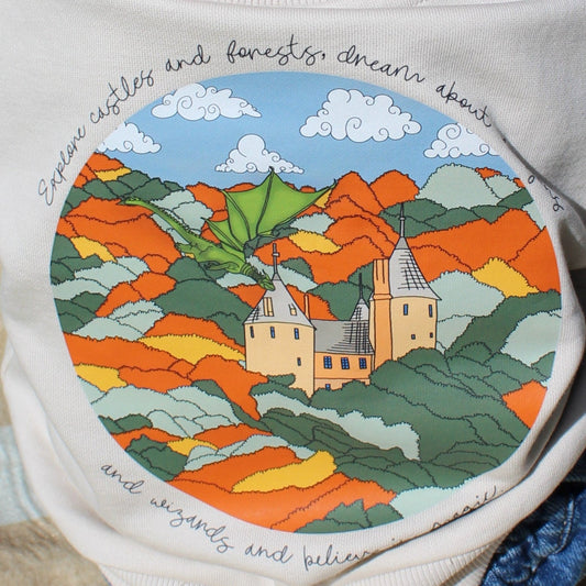Adult Unisex Sweatshirt - ‘Castle on the hill’